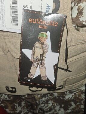 Authentic Kids Special OPS Costume Size XS Kids 4 NEW